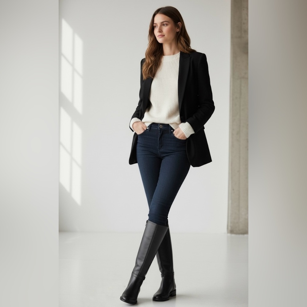 101# NWOT!!! Michael Kors Leather Tall Boots – New Without Box! - Picture 3 of 14